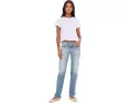 Джинсы Sandra Low Rise Slim Straight с низкой посадкой и прямым кроем в цвете 15 Years Aviator