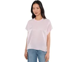 Michael Stars футболка Flow Tee с круглым вырезом из вискозы и рами