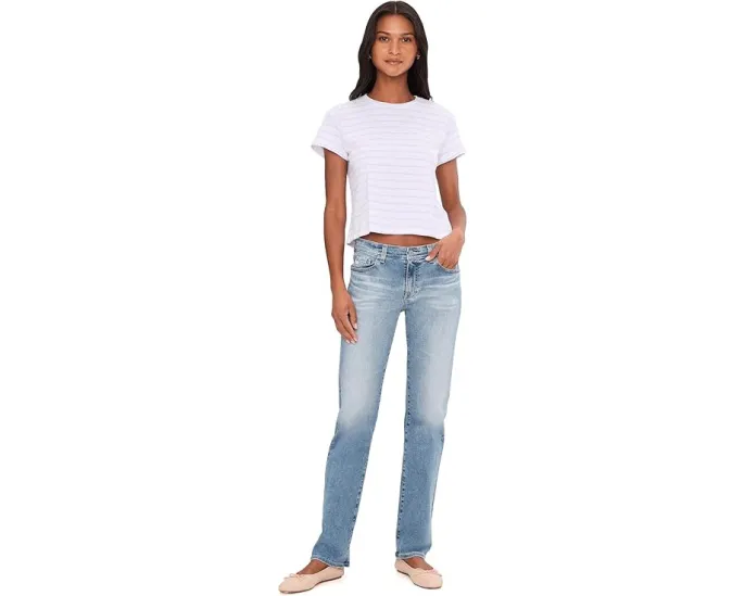 Джинсы Sandra Low Rise Slim Straight с низкой посадкой и прямым кроем в цвете 15 Years Aviator