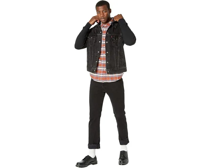 Куртка Levi's Hybrid Hoodie V Trucker с капюшоном и денимом
