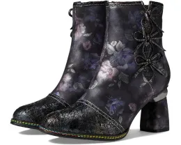 Ботильоны Carre от L'Artiste by Spring Step с цветочным принтом и лентами