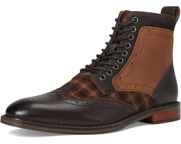 Ботинки Stacy Adams Finnegan Wing Tip с перфорацией и стелькой Memory Foam