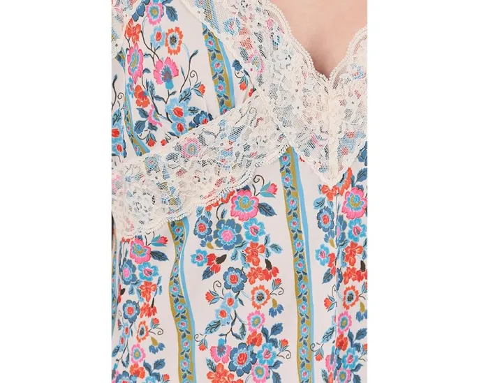 Мини-платье Wish You Were Here Mini Slipdress с цветочным принтом Free People