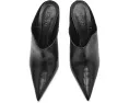 Босоножки Schutz Eleanor Mule на каблуке из кожи черные