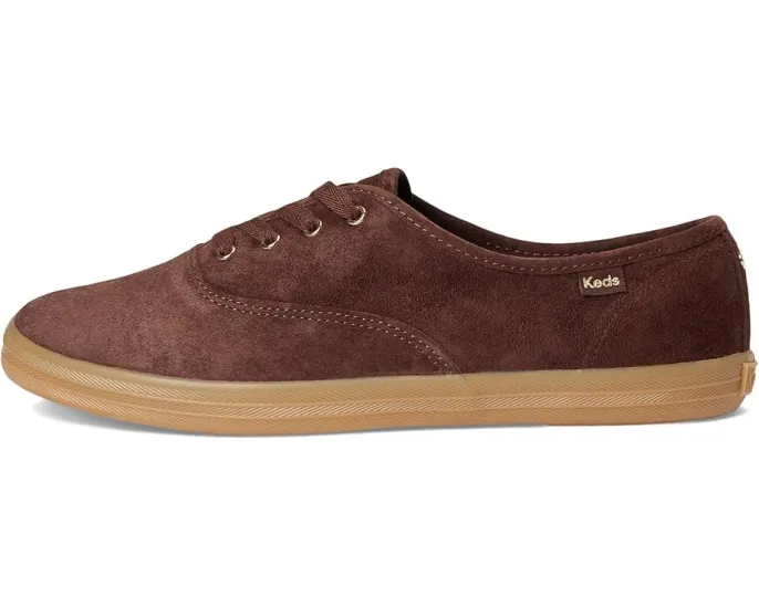 Keds Champion Luxe кроссовки на шнуровке из мягкой замши