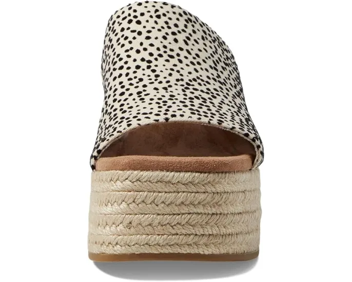 Босоножки Laila Mule на высокой платформе с текстильным верхом