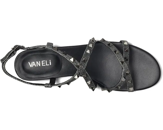 Босоножки Vaneli Basira с ремешками и декоративными заклепками