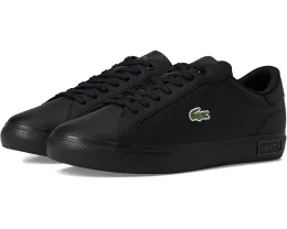 Кожаные кроссовки Lacoste Powercourt с контрастными элементами