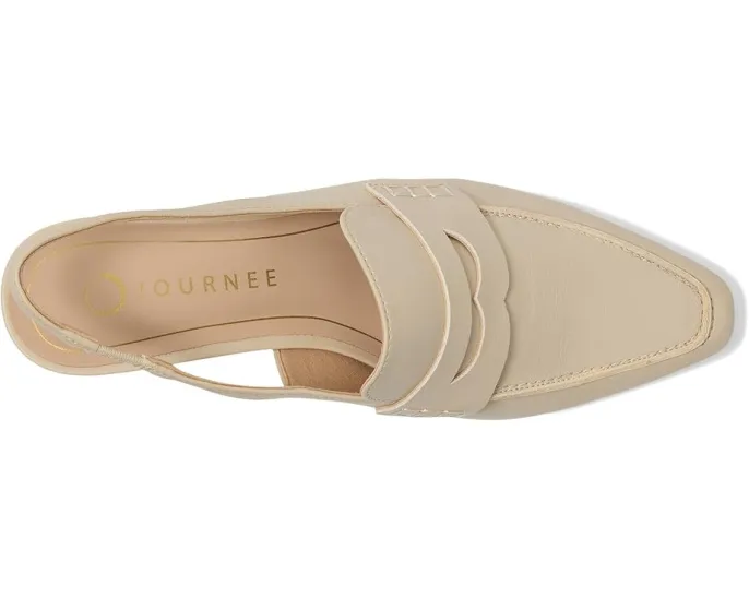 Туфли Journee Collection Amory на низком каблуке с квадратным носком и ремешком