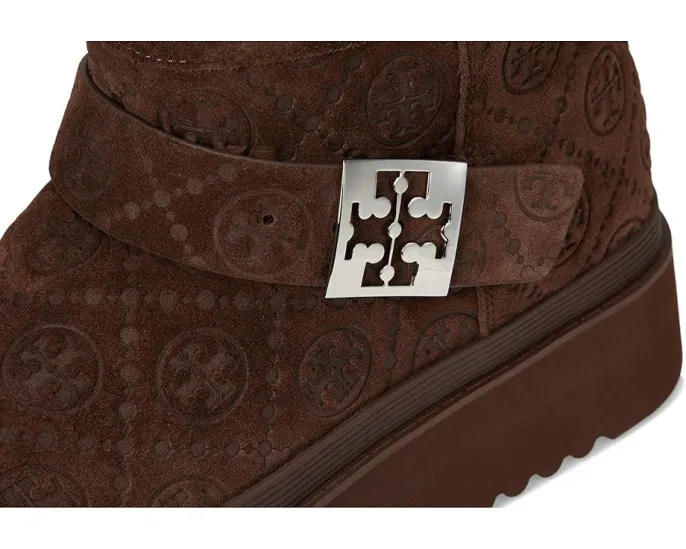 Ботильоны Mellow на платформе с подкладкой из овчины Tory Burch