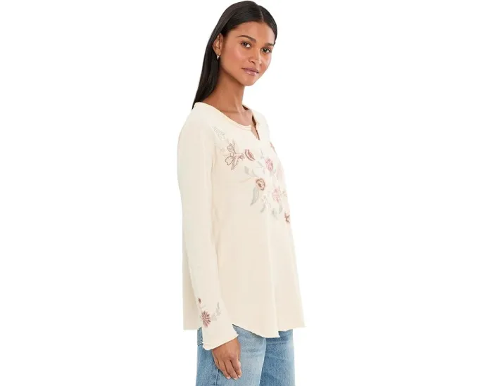 Топ Paola Karyn Seo с длинным рукавом и вышивкой