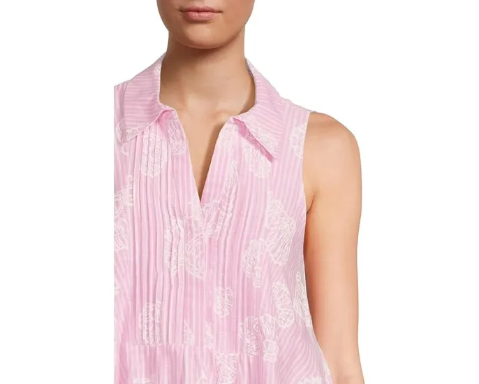 Платье Lilly Pulitzer Caylinn Sleeveless Popover без рукавов с рюшами