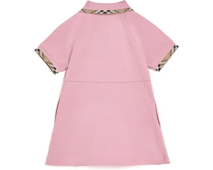 Платье Romola от Burberry Kids для малышей с контрастным принтом