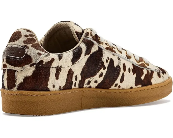 Кроссовки AllSaints Leon из глянцевой кожи с круглым носком