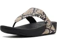 Сандалии с перемычкой Lulu Snake с змеиным принтом FitFlop