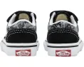 Vans Old Skool V кроссовки для малышей с двойной липучкой