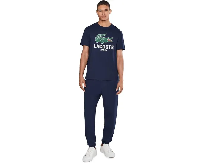 Футболка Lacoste с принтом из хлопкового джерси