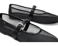 Балетки Stuart Weitzman Sai Bareitall Maryjane с круглым носком и регулируемой пряжкой