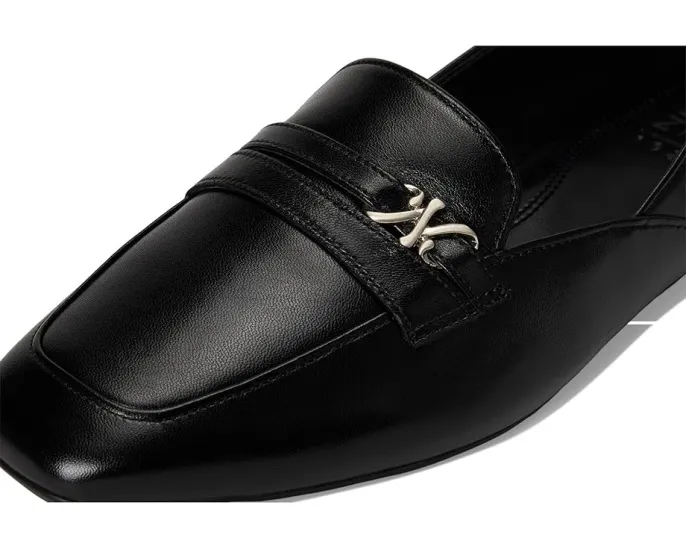 Лоферы Naturalizer Create с квадратным мысом и металлическим декором на каблуке