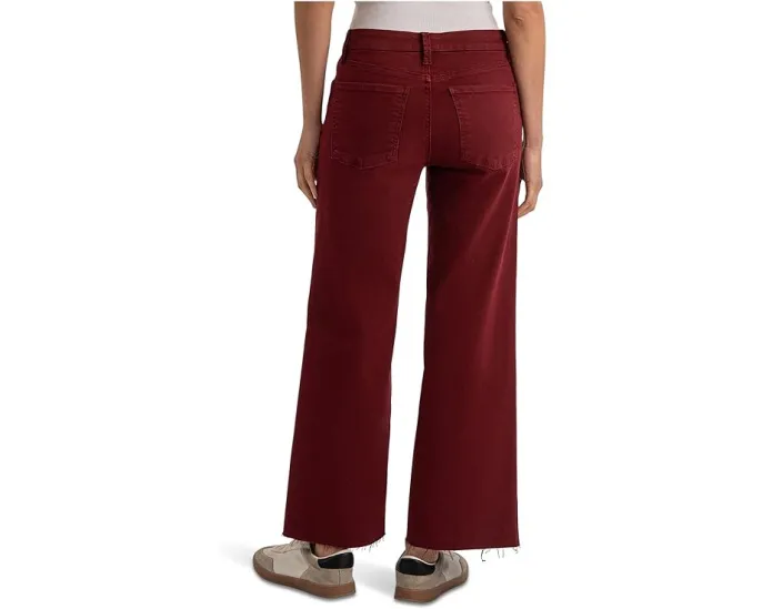 Джинсы KUT from the Kloth Petite Meg с высокой талией и расклешенными штанинами