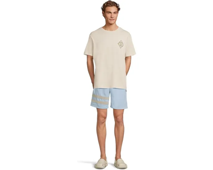 Hurley Плавки Block Party 18 дюймов (46 см) в полоску с DWR покрытием