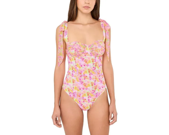 Пляжный комбинезон Dede One-Piece Beach Riot с цветочным принтом