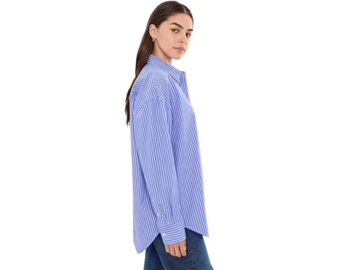 Свободная рубашка Coastal Poplin из органического хлопка от Faherty