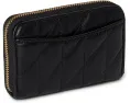 Маленький кардхолдер COACH на молнии из кожи наппа