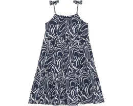 Летнее платье Gamy от Vilebrequin Kids с принтом и рюшами