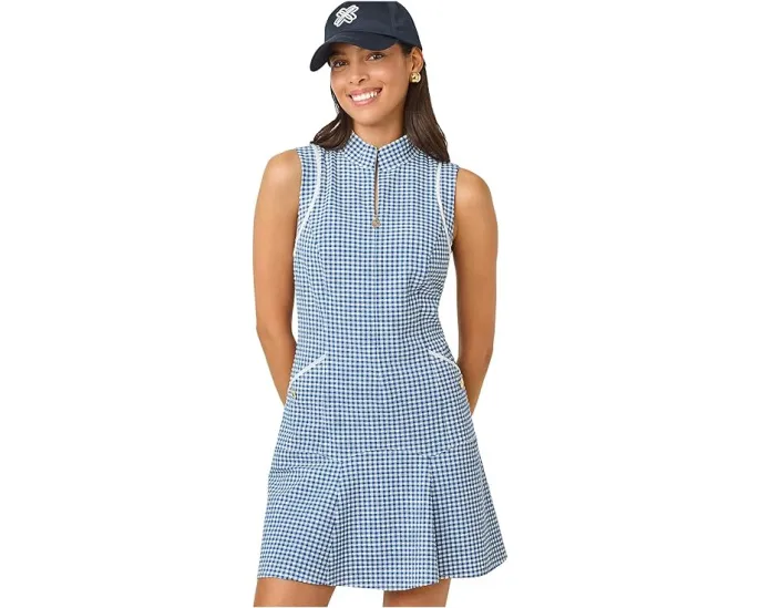 Платье Kathy Flounce с защитой UPF 50 и клеткой от Lilly Pulitzer