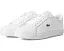 Кроссовки Lacoste Powercourt с верхом из кожи и контрастным крокодилом