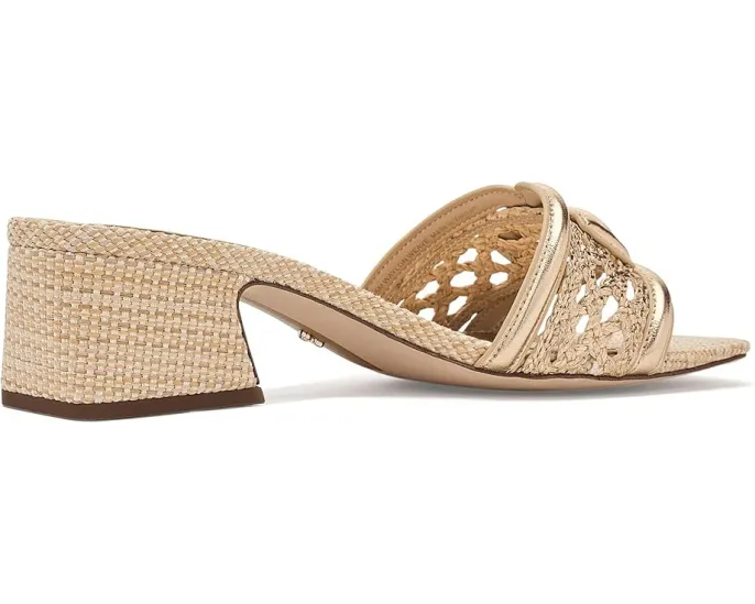 Сандалии Sam Edelman Waylon Weave с плетеным узором и квадратным каблуком