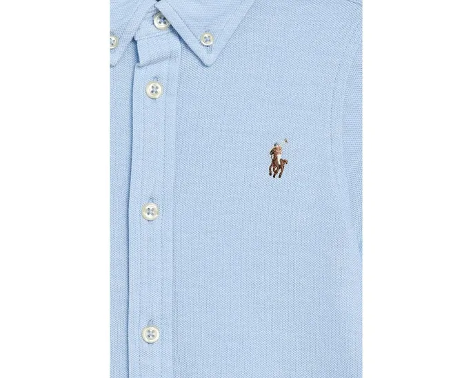 Короткий рубашка-поло Oxford из трикотажа Polo Ralph Lauren