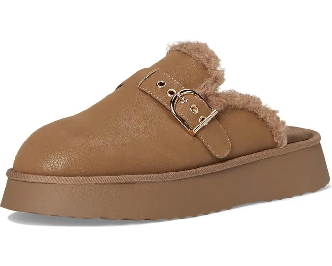 Мюли Sugary на платформе из веганской замши с пряжкой от MIA