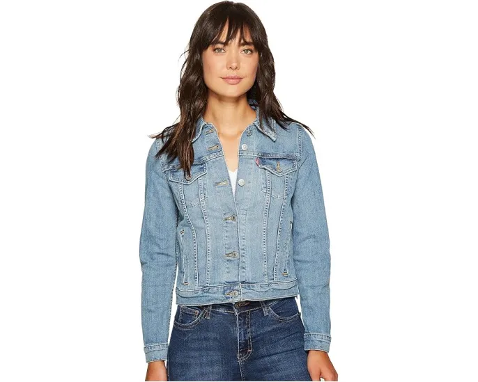 Джинсовая куртка Levi's Womens Original Trucker в стиле ковбой