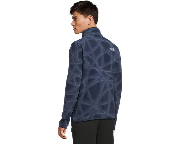 Флисовая куртка The North Face Glacier с принтом и молнией