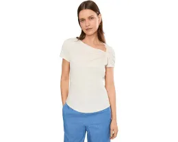 Футболка с асимметричным вырезом Lauren Ralph Lauren