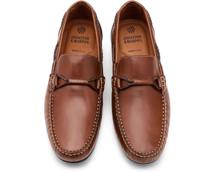 Лоферы Johnston & Murphy Beck с кожаной деталью Bit