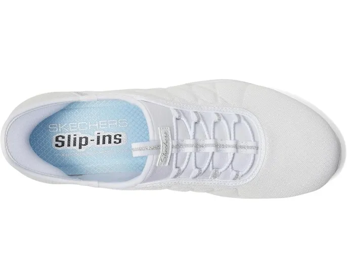 Безшнуровые кроссовки Skechers Brilliance с блестящим верхом