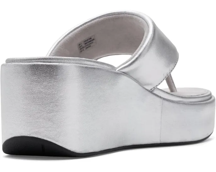 FitFlop Сандалии Platfforms Wedge Toe-Post на танкетке с ремешком и пряжкой