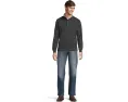 Толстовка Katahdin Iron Works Bonded Waffle Fleece от L.L.Bean со стойкой и застежкой на кнопках