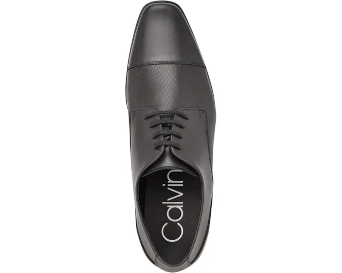 Туфли-оксфорды Calvin Klein Bram с удлиненным мысом и наборным каблуком