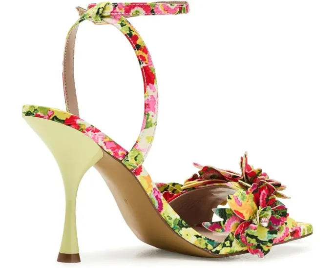 Туфли Blue by Betsey Johnson Hilley с цветным каблуком и аппликацией цветка