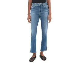 Джинсы Mari Mid-Rise Slim Straight Crop с прямой посадкой и укороченными штанинами в цвете 15 Years Prague