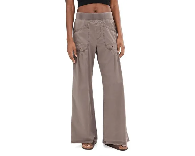 Широкие брюки Brently с завышенной талией и карманами на молнии от XCVI