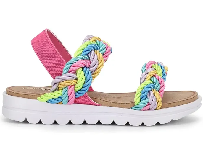 Детские сандалии Yosi Samra Kids Miss Bradie Rope с клиновидным каблуком