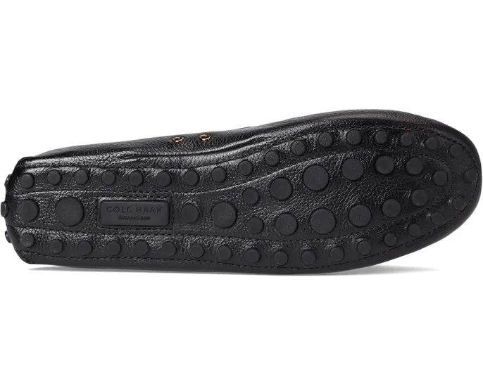 Лоферы Cole Haan Gissella Drivers с круглым носком и плетеной деталью