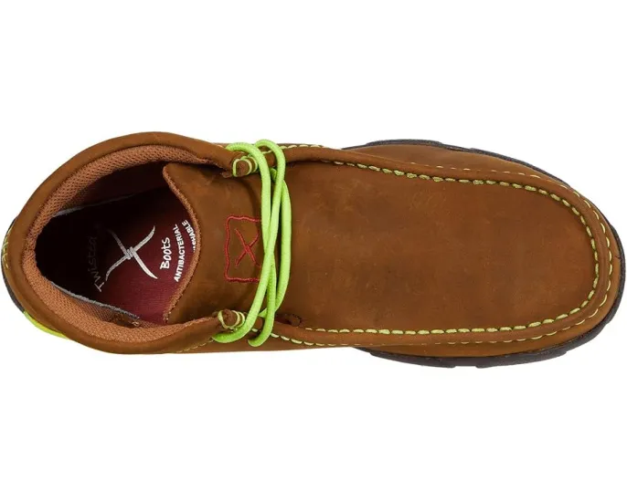 Чакка рабочие ботинки Twisted X Work со стальным носком и верхом из натуральной кожи