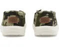 Hey Dude Кроссовки Wendy Essential Camo для детей с камуфляжным принтом