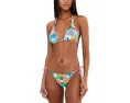 Топ купальный Seafolly Viva Vacation Longline Slide Tri с завязками